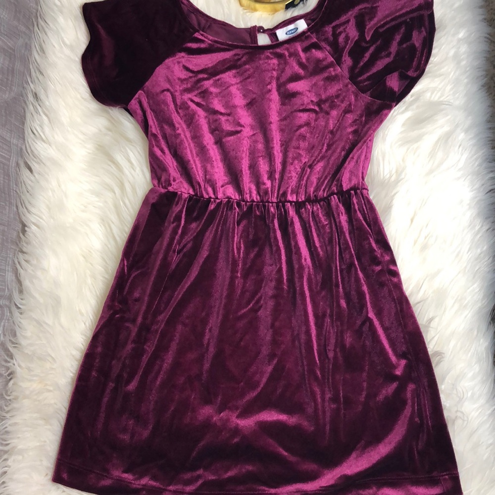 Burgundy Girls Old Navy Dress